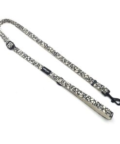 Reflective Visibility Cobble stone Adjustable Leash - WHITE
