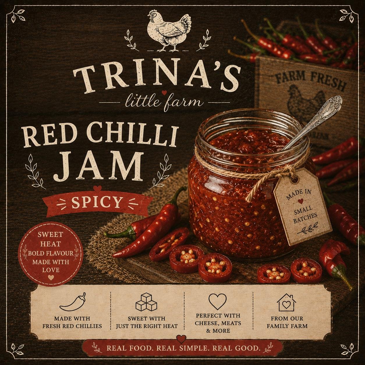 Red Chilli Jam 140g