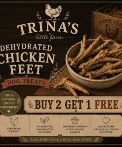 Dehydrated Chicken Feet - New Batch - Buy 2 get 1 FREE - Limited Stock