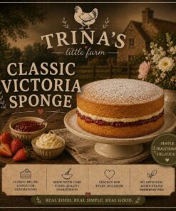 Victoria Sponge Cake - Serves 8-10