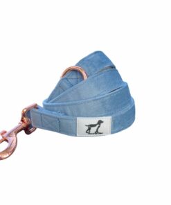 Hanz and Oley-Velvet Leash Stonewash Denim Blue