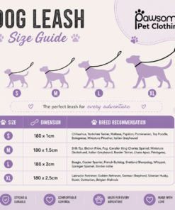Alternative view of Pawsome-Desert Leopard Leash 1.8mt