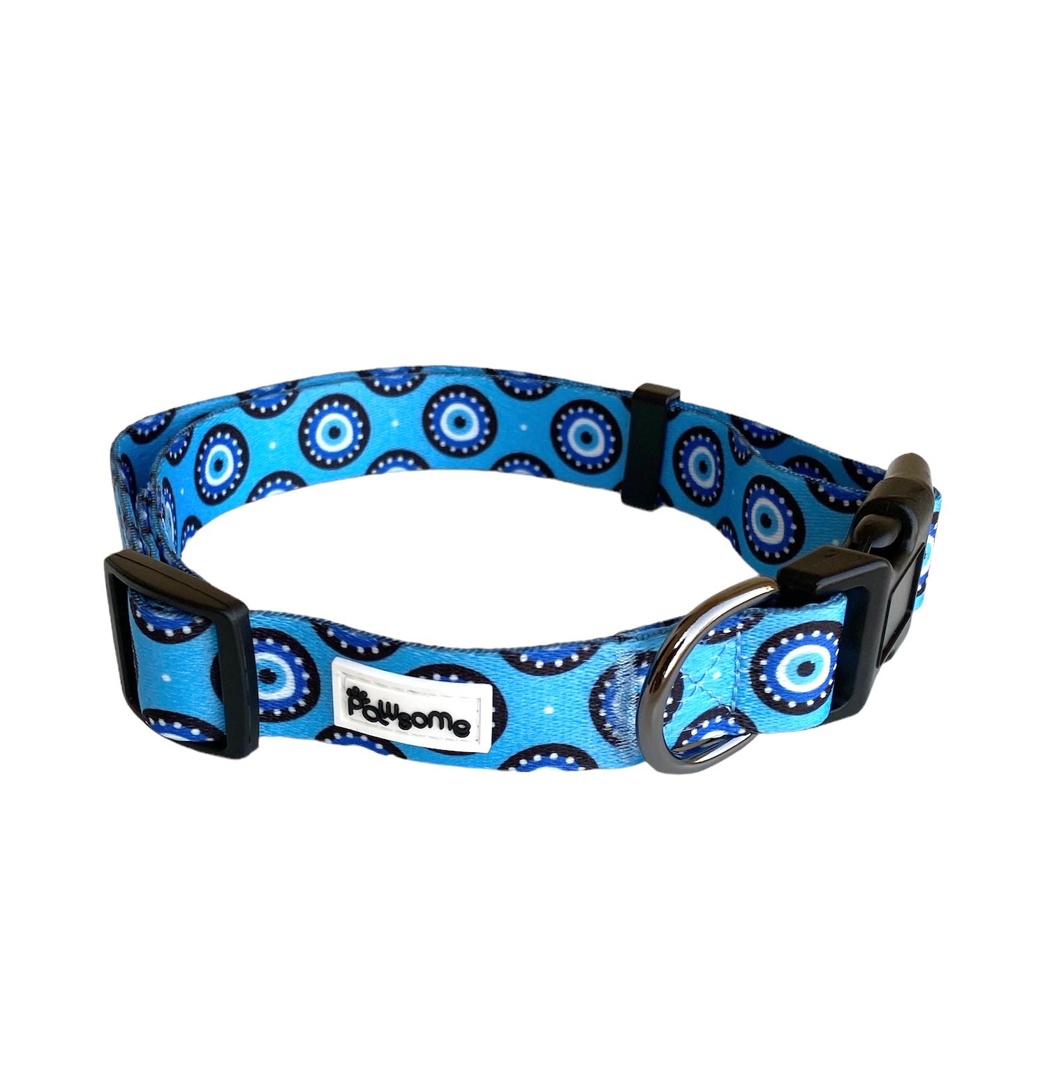 Pawsome - Turkish Eyes Dog Collar (Blue)