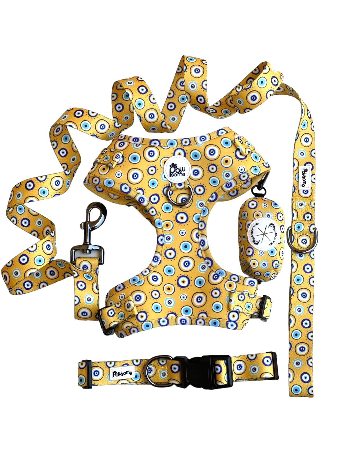 Pawsome - Turkish Eyes Collar (Mustard) - Image 2