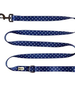 Kate Blue Polka Dot Leash for Dogs