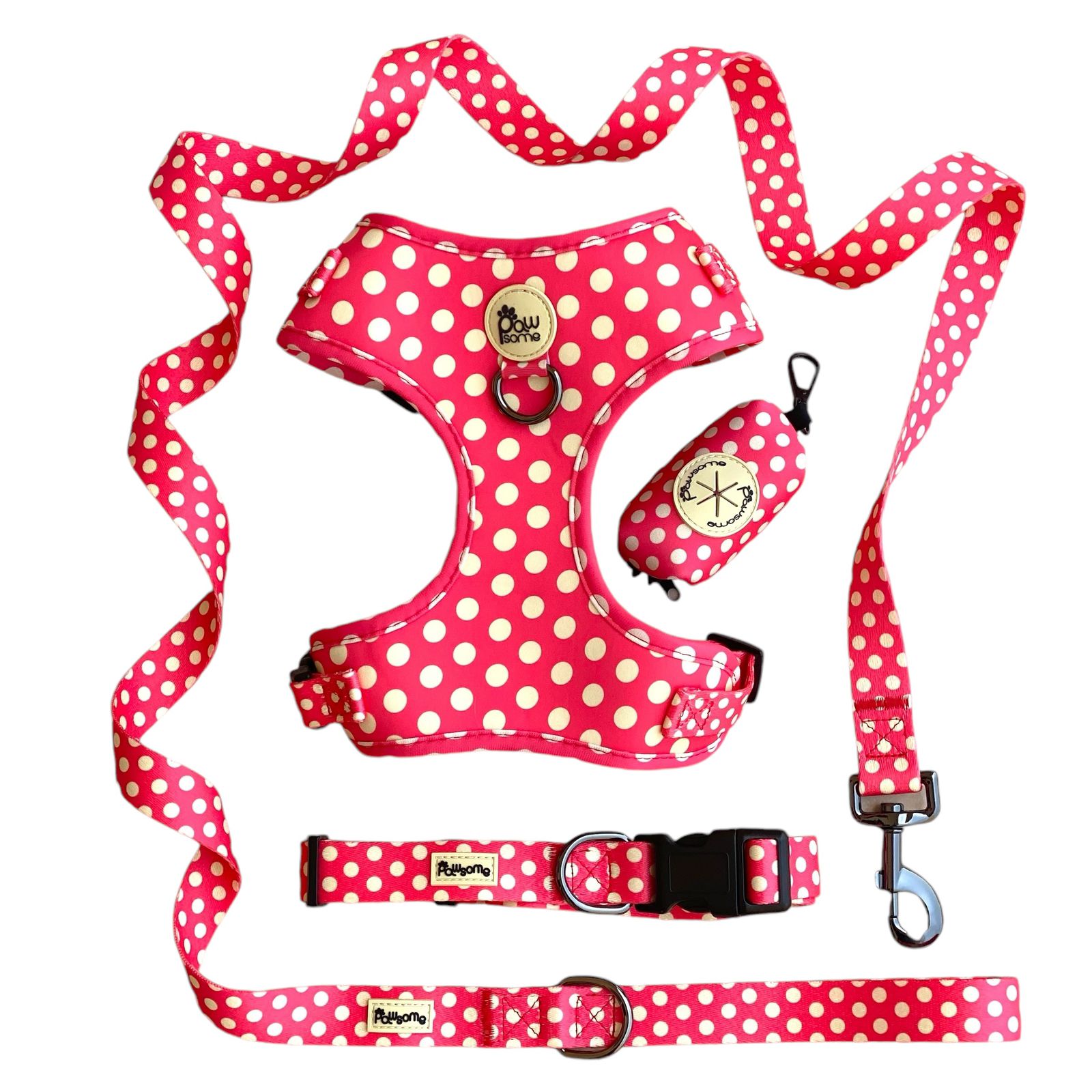 Laura Polka Dog Collar - Image 2