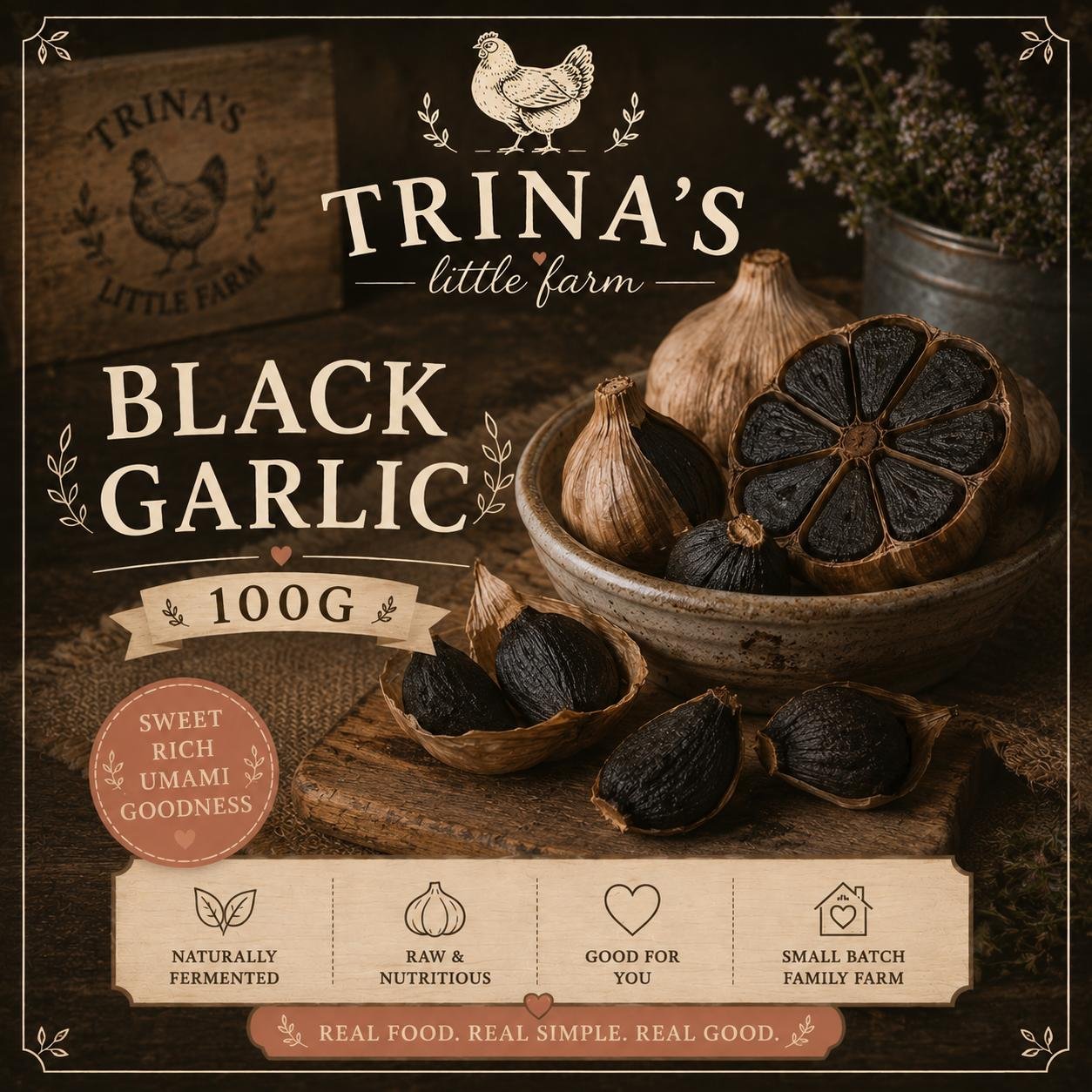 Black Garlic Bulbs - 100g