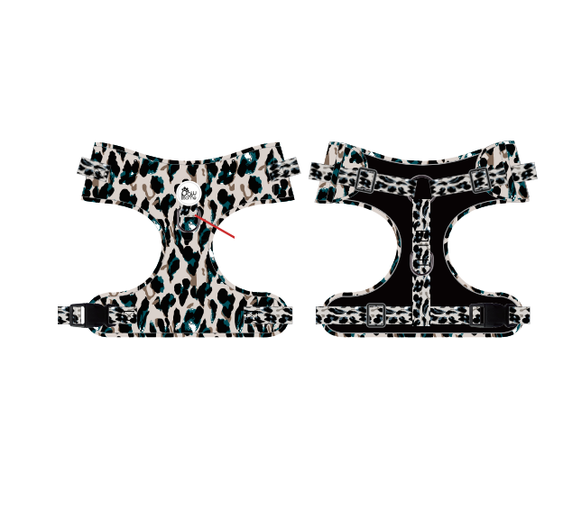 Pawsome -Desert Leopard Harness (vest)