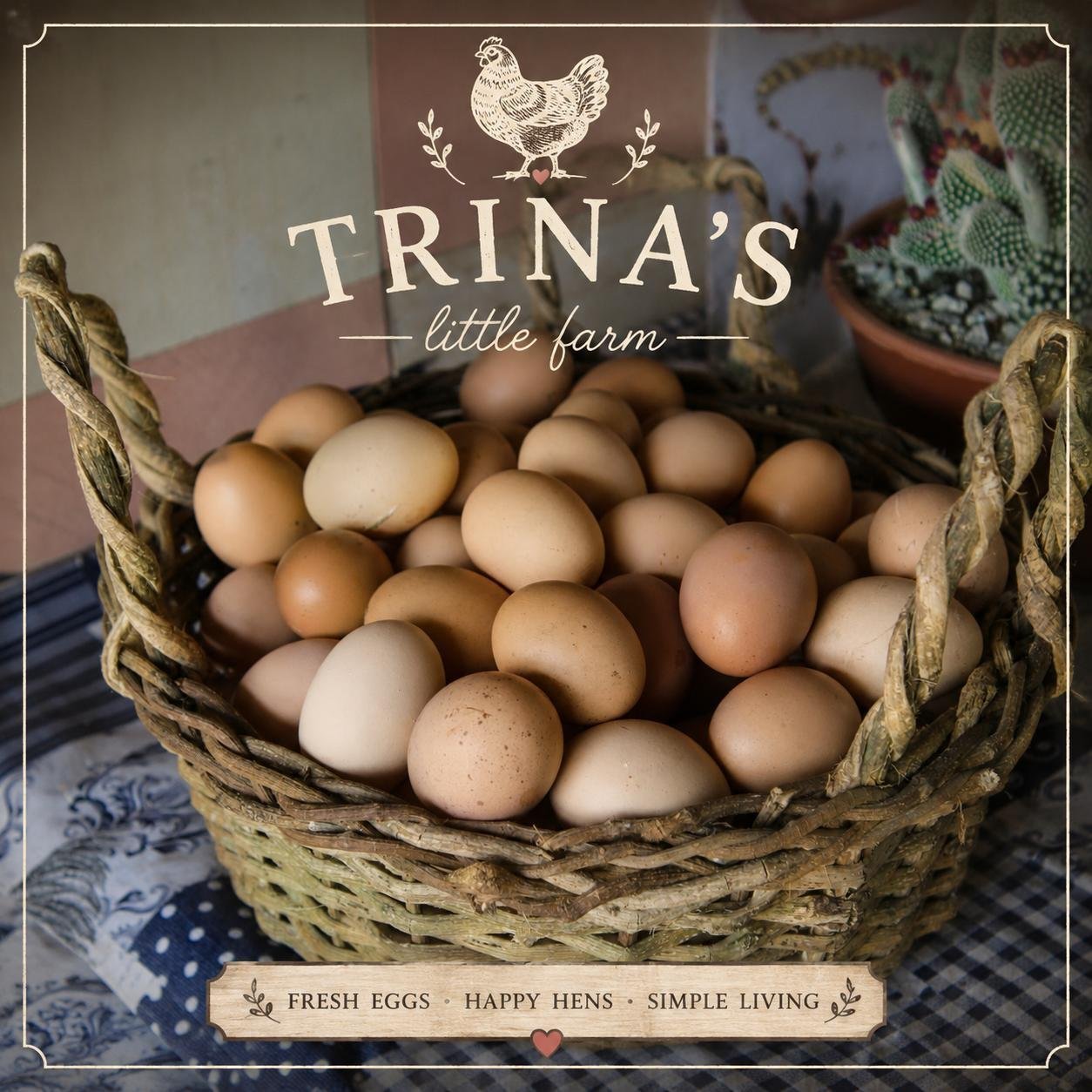 Fresh Organic Chicken Eggs x 30pcs