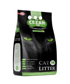 CEZAR Clumping Cat Litter - Green Apple 10LT