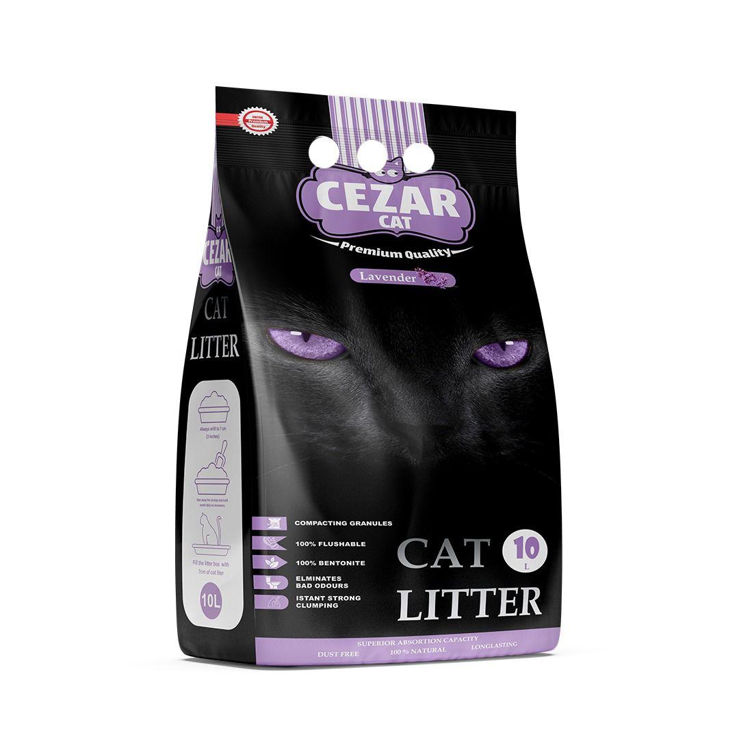 CEZAR Clumping Cat Litter - Lavender 10LT - Image 2