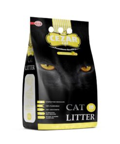 CEZAR Clumping Cat Litter - Lemon 10LT